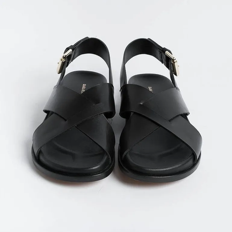 GUGLIELMO ROTTA Low Sandals* - Flat Sandals - Tilly - Black Leather