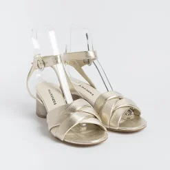 HALMANERA Sandals With Heel* - Sandals With Heel - Goss - Platinum