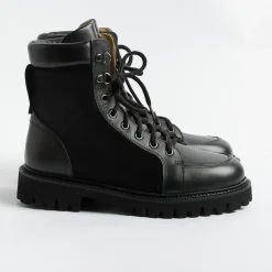 HENDERSON - Collezione Donna Combat Boots*Henderson - Amphibian - Tania - Black Calf