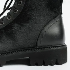 HENDERSON - Collezione Donna Combat Boots*Henderson - Amphibian - Tania - Black Calf