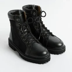 HENDERSON - Collezione Donna Combat Boots*Henderson - Amphibian - Tania - Black Calf