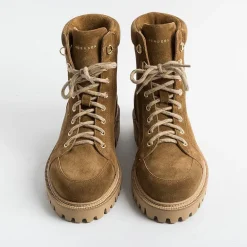 HENDERSON - Collezione Donna Combat Boots*Henderson - Amphibian - Tania - Suede Beer