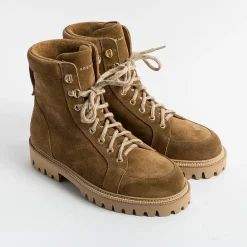 HENDERSON - Collezione Donna Combat Boots*Henderson - Amphibian - Tania - Suede Beer