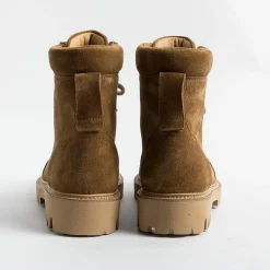 HENDERSON - Collezione Donna Combat Boots*Henderson - Amphibian - Tania - Suede Beer