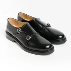 HENDERSON - Collezione Donna Loafers*Henderson - Double Buckle Moccasin - Caren - Black