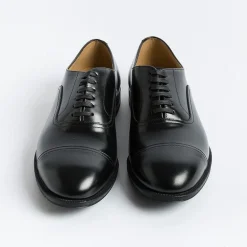 HENDERSON Wedding Shoes* - Francesina - 82303 - Black Calf Rubber Sole