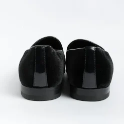 HENDERSON Wedding Shoes* - Moccasin - Casino' - Black Velvet