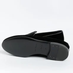 HENDERSON Wedding Shoes* - Moccasin - Casino' - Black Velvet