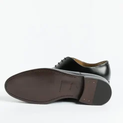 HENDERSON Wedding Shoes* - Oxford With Toe Cap 73307 - Black Calf