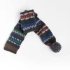 HOWLING Scarves* - Unisex Scarf - Ponpon - Charcoal Grey, Red, Blue