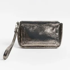 Jerome Dreyfuss Clutch* - Clic Clac Pochette - Silver Lame