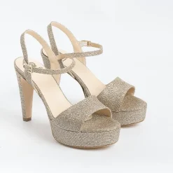 L'Arianna Wedding Shoes*L' Arianna - Sandals With Heel Ds1610 - Sirio Nude