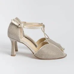 L'Arianna Wedding Shoes*L' Arianna - Sandals With Heel Sp1612 - Sirio Nude