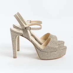 L'Arianna Ceremony - Shoes And Clutches*L' Arianna - Sandals With Heel Ds1610 - Sirio Nude