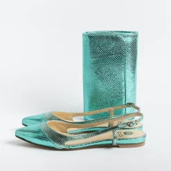 L'Arianna Ceremony - Shoes And Clutches*L' Arianna - Sling Back - Ch2006 - Saila Laminated Snake