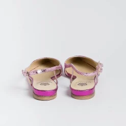L'Arianna Slingbacks*L' Arianna - Sling Back - Ch2006 - Fuxia Laminated Snake