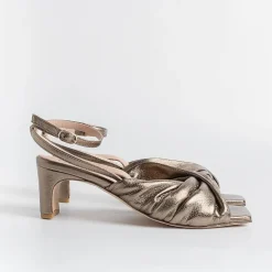 LORENA PAGGI Sandals With Heel* - Sandals With Heels 11554 - Metal Butter