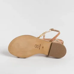 MAKIS KOTRIS Flip-Flops Sandals* - Flat Thong Sandals K870 - Natural