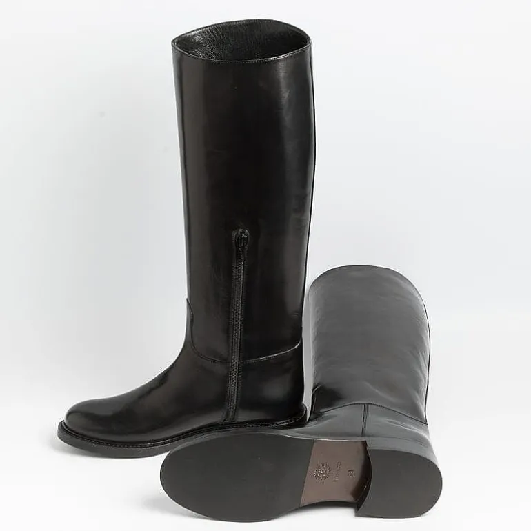 Maretto Boots* - Riding Boots - 9623 - Black Zip
