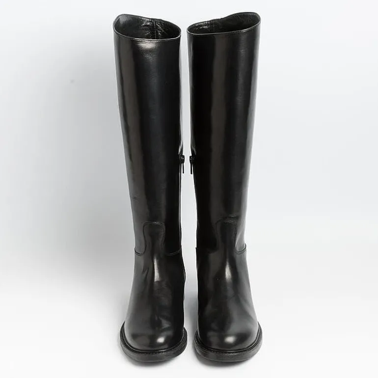 Maretto Boots* - Riding Boots - 9623 - Black Zip