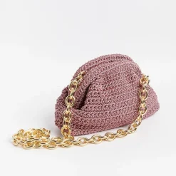 MARIA LA ROSA Mini Bags* - Shoulder Bag - Mini Game Metallic - Pink