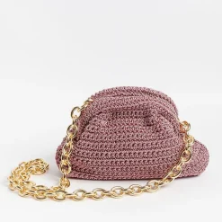 MARIA LA ROSA Mini Bags* - Shoulder Bag - Mini Game Metallic - Pink