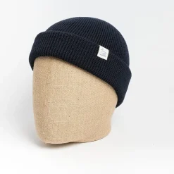 MERZ B. SCHWANEN Hats And Caps* - Basic Beanie - 51 Dark Navy