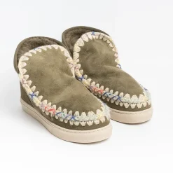 Mou Ankle Boots* - Ankle Boot - 111057A - Moo - Suede - Green