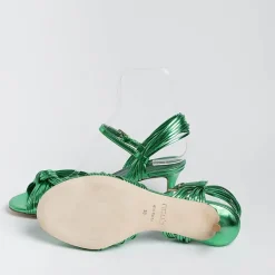 NCUB Sandals With Heel* - Sandals With Heels - Luna 22 - Green Laminate