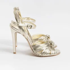 NCUB Wedding Shoes* - Sandals With Heels - Sole 20 - Platinum Laminate
