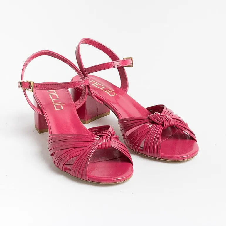 NCUB Sandals With Heel* - Sandals With Heels - Stefy 64 - Fuchsia Crepe