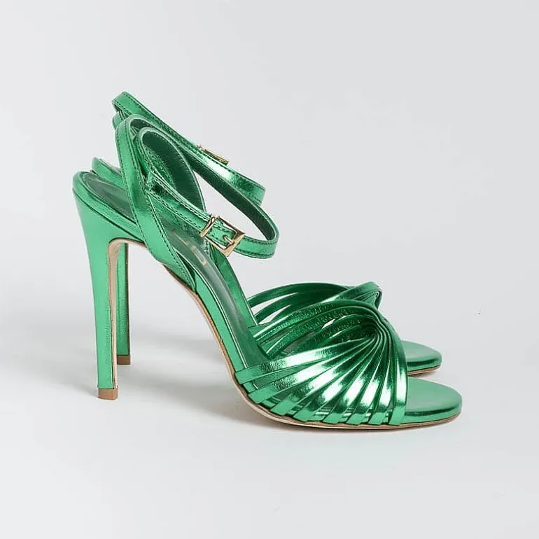 NCUB Sandals With Heel* - Sandals With Heels - Sole 19 - Green Laminate