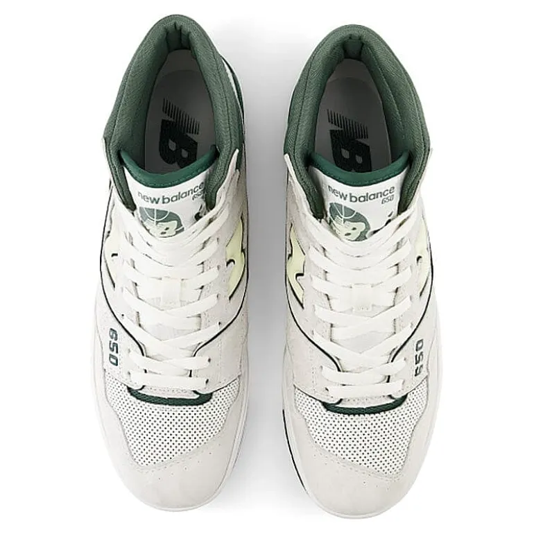 NEW BALANCE - Collezione Uomo Sneakers*New Balance - Unisex Sneakers Bb650Rvg - White Green