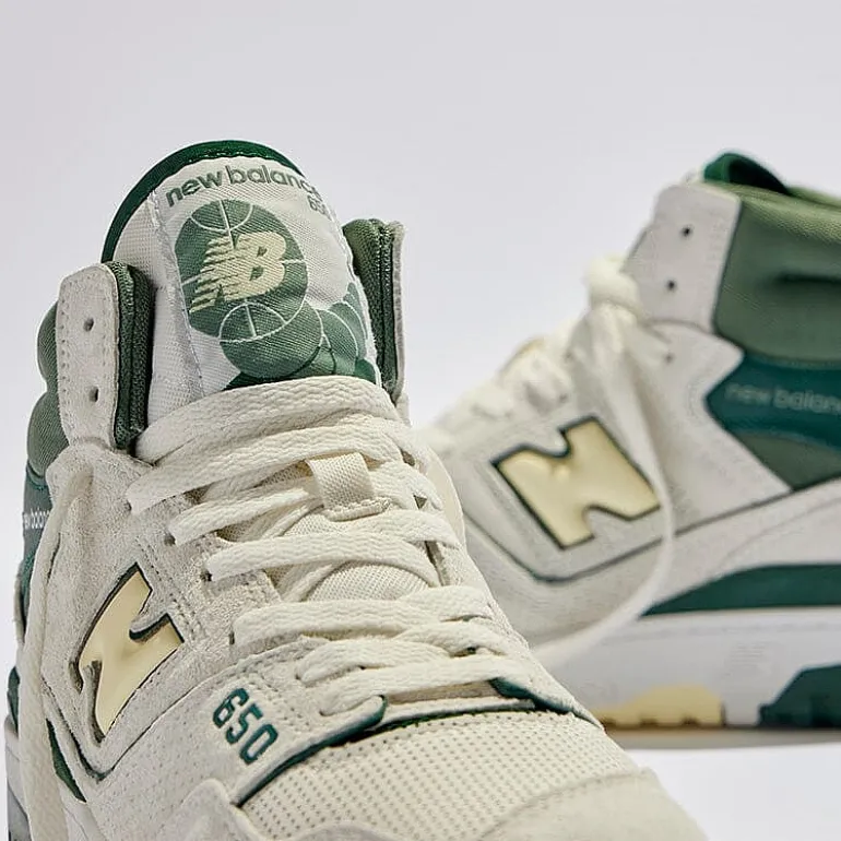 NEW BALANCE - Collezione Uomo Sneakers*New Balance - Unisex Sneakers Bb650Rvg - White Green