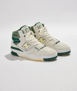 NEW BALANCE - Collezione Donna Sneakers*New Balance - Unisex Sneakers Bb650Rvg - White Green