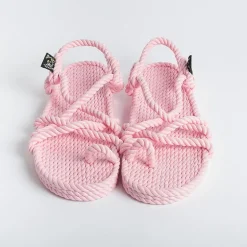 NOMADIC STATE OF MIND Low Sandals* - Flat Thong Sandals Toe Joe Baby Pink