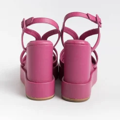 PALOMA BARCELO Sandals With Heel* - Sandals With Heels - Eider - 8423117 - Fuchsia