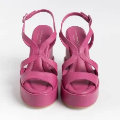 PALOMA BARCELO Sandals With Heel* - Sandals With Heels - Eider - 8423117 - Fuchsia