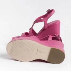 PALOMA BARCELO Sandals With Heel* - Sandals With Heels - Eider - 8423117 - Fuchsia