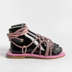 PAOLA FIORENZA Low Sandals* - Flat Sandals - Fd22 - Pink