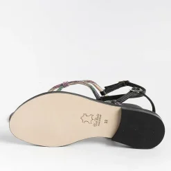 PAOLA FIORENZA Low Sandals* - Flat Thong Sandals - Ss2336 - Black