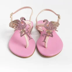 PAOLA FIORENZA Flip-Flops Sandals* - Flat Thong Sandals - Ps370 - Pink