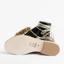 PAOLA FIORENZA Flip-Flops Sandals* - Flat Thong Sandals - Ss2346 Gold