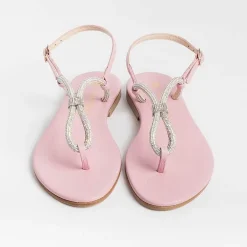 PAOLA FIORENZA Low Sandals* - Flat Thong Sandals - Ss2336 - Pink