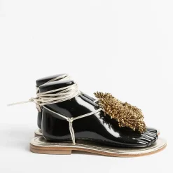 PAOLA FIORENZA Low Sandals* - Flat Thong Sandals - Ss2346 Gold