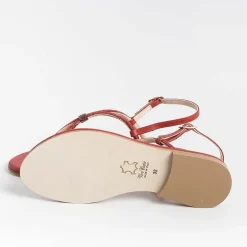 PAOLA FIORENZA Flip-Flops Sandals* - Flat Thong Sandals - Ss2336 - Red