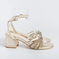 PAOLA FIORENZA Sandals With Heel* - Sandals With Heels - Fd13 - Gold