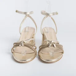 PAOLA FIORENZA Sandals With Heel* - Sandals With Heels - Fd13 - Gold