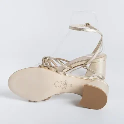 PAOLA FIORENZA Sandals With Heel* - Sandals With Heels - Fd13 - Gold