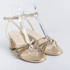 PAOLA FIORENZA Sandals With Heel* - Sandals With Heels - Fd13 - Gold